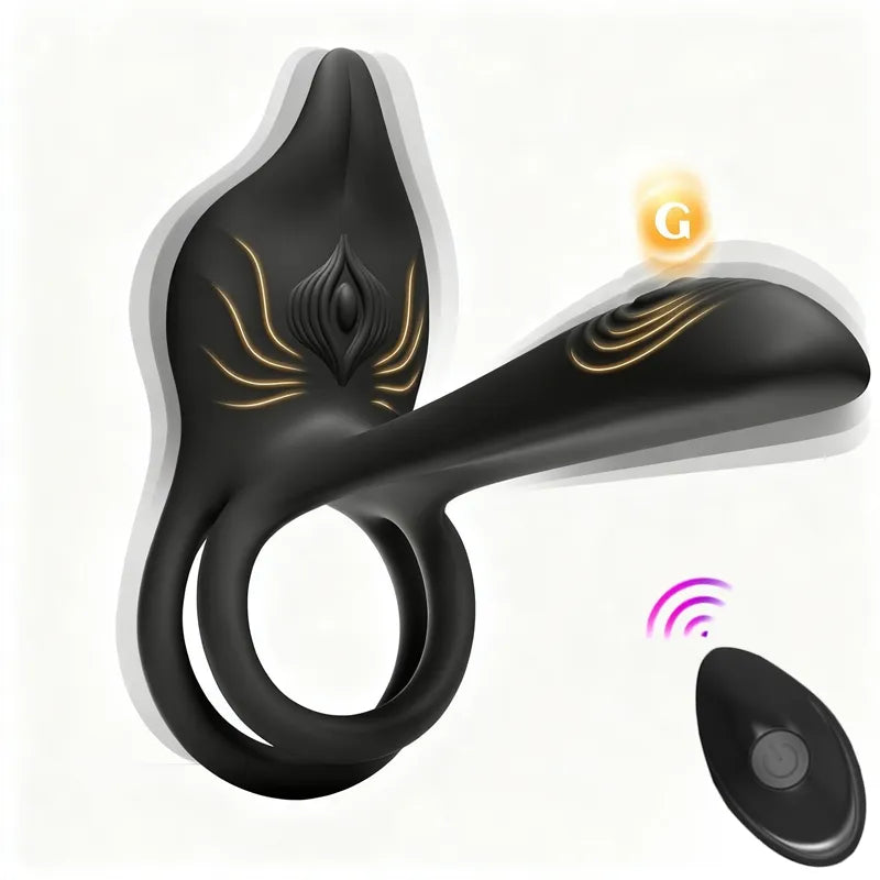 🎁Juxek™ Enchanted Girl Luxe Smart Vibrating Ring – App-Controlled Pleasure for Couples 💫