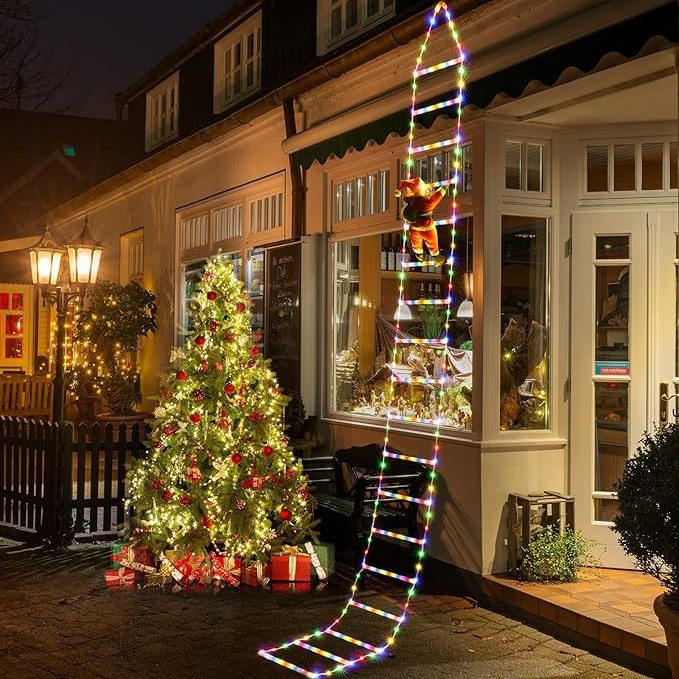 🎄2025 Christmas Sales🎅2025 Christmas Santa Climbing Stairs Light