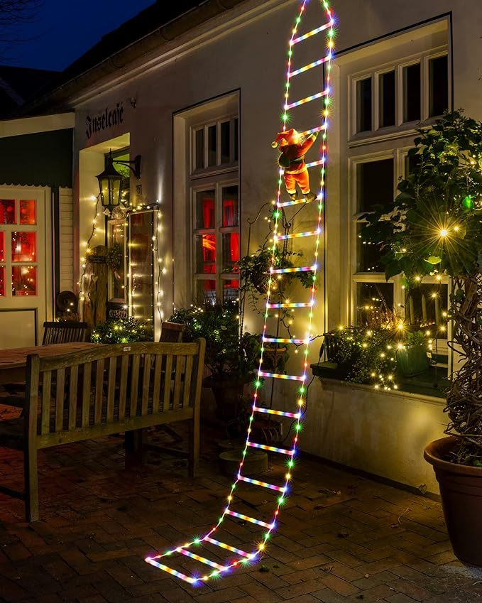 🎄2025 Christmas Sales🎅2025 Christmas Santa Climbing Stairs Light