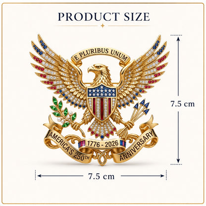 Father's Day Special:US 250th Anniversary Brooch Pin