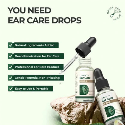 LUMIVO™ Ear Care Drops – Plant-Based Formula | FDA-Registered