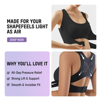 🔥LAST DAY: BUY 1 GET 1 FREE💕Comfort Fit Posture-Perfect Wireless Bra