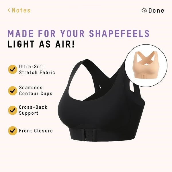 🔥LAST DAY: BUY 1 GET 1 FREE💕Comfort Fit Posture-Perfect Wireless Bra