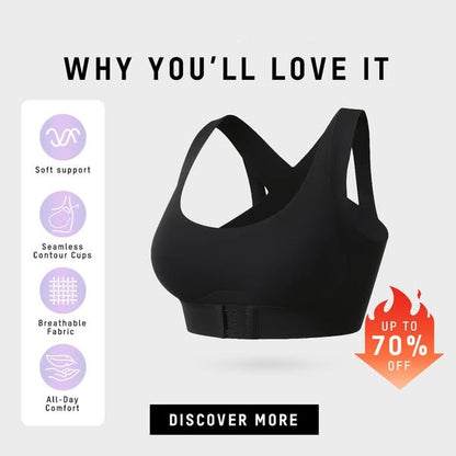 🔥LAST DAY: BUY 1 GET 1 FREE💕Comfort Fit Posture-Perfect Wireless Bra