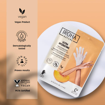 Anti-Aging Hand Mask with Hyaluronic Acid and Bakuchiol - Pack of 4 Pairs
