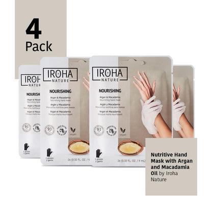Anti-Aging Hand Mask with Hyaluronic Acid and Bakuchiol - Pack of 4 Pairs