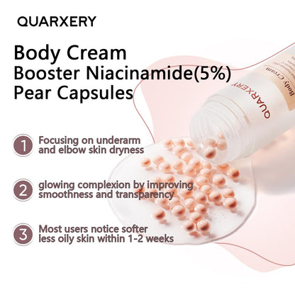 Exfoliating Care Set for Face & Body - 5% Niacinamide Body Cream + Purifying Exfoliating Gel - Improve Oily, Rough Skin - 2-Step Skincare Routine
