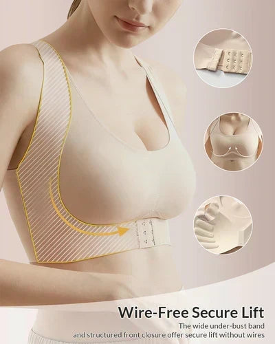 🔥LAST DAY: BUY 1 GET 1 FREE💕Comfort Fit Posture-Perfect Wireless Bra