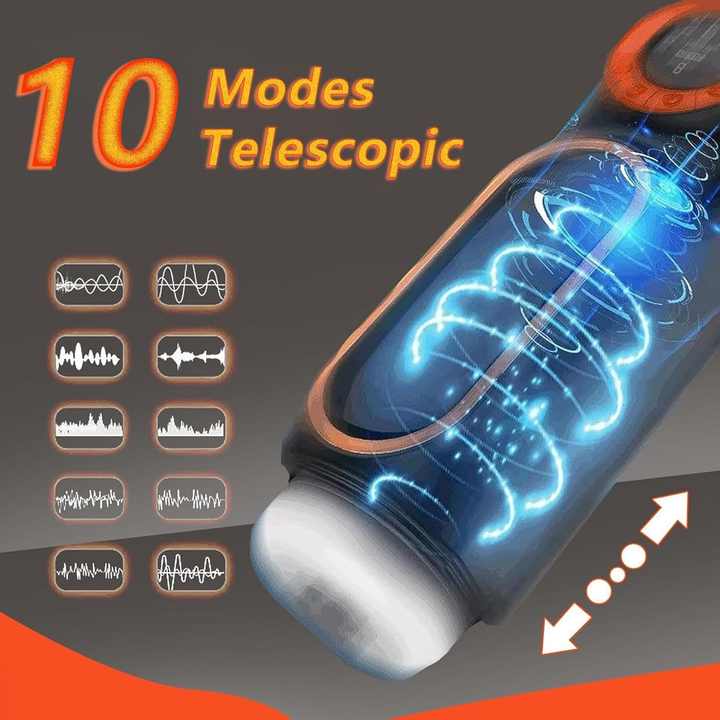 Hot Selling Real Electric Male Masturbator TPE Thrusting and Sucking Penis Massager Machine Sex Toy Masturbation Cup
