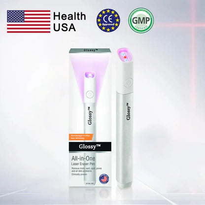 ✨Glossy™ All-in-One CO₂ Laser Eraser Pen | Removes Moles, Warts, Skin Flaws & Pigmentation