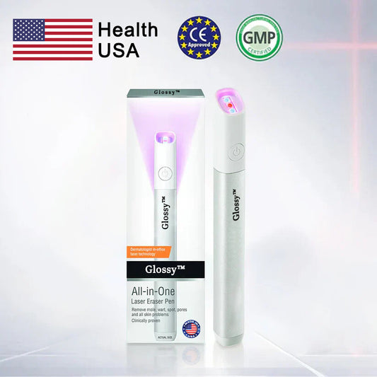 ✨Glossy™ All-in-One CO₂ Laser Eraser Pen | Removes Moles, Warts, Skin Flaws & Pigmentation