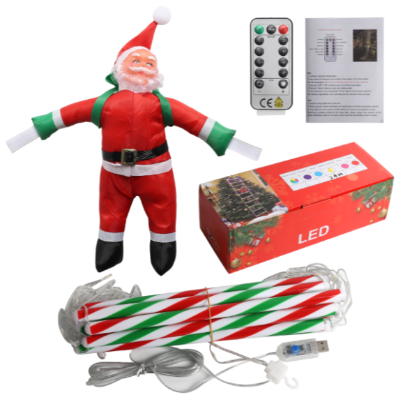 🎄2025 Christmas Sales🎅2025 Christmas Santa Climbing Stairs Light
