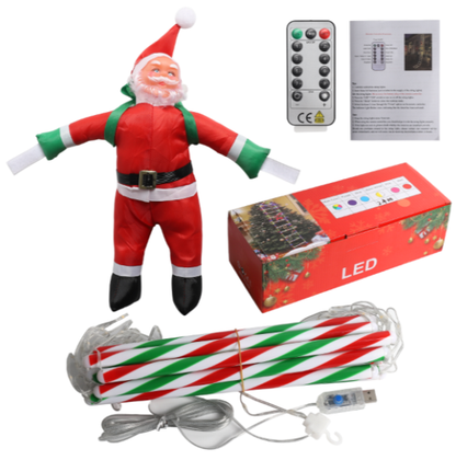 🎄2025 Christmas Sales🎅2025 Christmas Santa Climbing Stairs Light