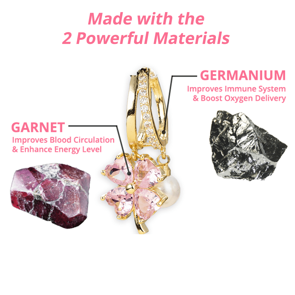 NarsissTM Lymphvity Therapy Germanium Earrings