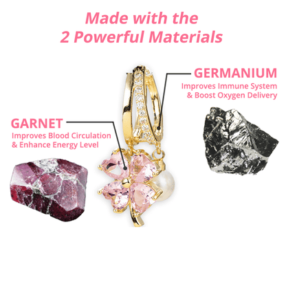 NarsissTM Lymphvity Therapy Germanium Earrings